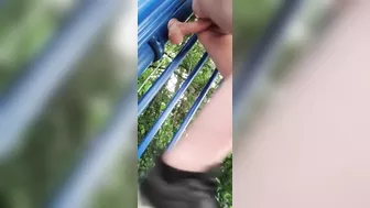 Homemade Amateur Sluts Masturbate with Dildos in Public Park