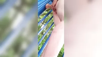 Homemade Amateur Sluts Masturbate with Dildos in Public Park