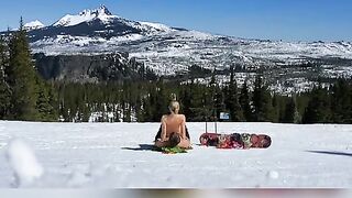 Amateur Couple Hardcore Homemade Outdoor Sex on Mountain