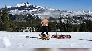 Amateur Couple Hardcore Homemade Outdoor Sex on Mountain