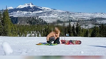 Amateur Couple Hardcore Homemade Outdoor Sex on Mountain