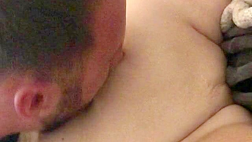 Homemade Cum Cleaning with Amateur Wife and Cuck Hubby