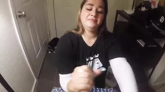 Homemade Porn Video with Big Cock and Handjob by Amateur Couple