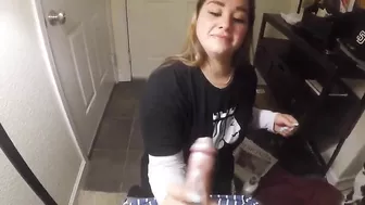 Homemade Porn Video with Big Cock and Handjob by Amateur Couple