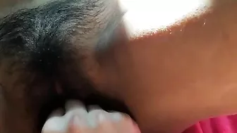 Homemade Fisting with Hairy Asian GF - Amateur Porn