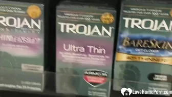 Redhead Squirts Amidst Public Masturbation with Big Dildo