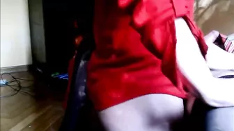 Strapping Sissy Homemade Pegging Adventure