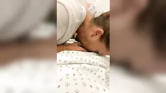Homemade Blowjob by Nurse Gone Wild! Amateur Sex with Risky Caught Moment.