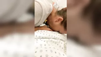 Homemade Blowjob by Nurse Gone Wild! Amateur Sex with Risky Caught Moment.
