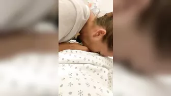 Homemade Blowjob by Nurse Gone Wild! Amateur Sex with Risky Caught Moment.