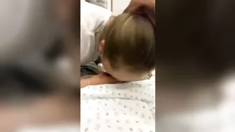 Homemade Blowjob by Nurse Gone Wild! Amateur Sex with Risky Caught Moment.