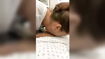 Homemade Blowjob by Nurse Gone Wild! Amateur Sex with Risky Caught Moment.