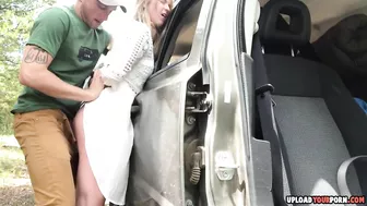 Public Exhibitionist Blonde Amateur Gets Tied up and Fucked on the Side of the Road Public Exhibitionist Blonde Amateur Gets Tied up and Fucked on the Side of the Road