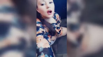 Homemade Squirting Orgasm with Brunette Busty Masturbating Amateur