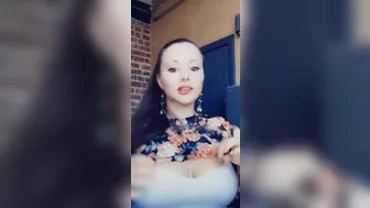 Homemade Squirting Orgasm with Brunette Busty Masturbating Amateur