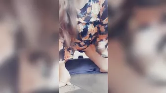 Homemade Squirting Orgasm with Brunette Busty Masturbating Amateur