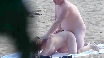 Homemade Sex on Nudist Beach Caught by Hidden Cam