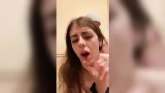 Homemade Amateur Fuck with Cum in Mouth and Doggy Style