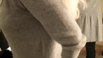 Amateur Lesbians' Risky Strapon Sex in Dressing Room - Homemade Porn