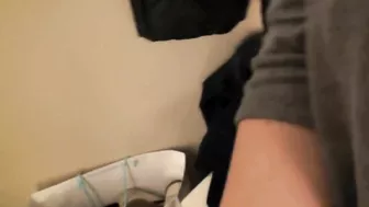 Amateur Lesbians' Risky Strapon Sex in Dressing Room - Homemade Porn