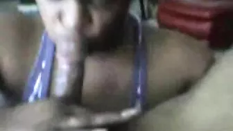 Homemade Sucking & Swallowing by Amateur BBW with Big Cock