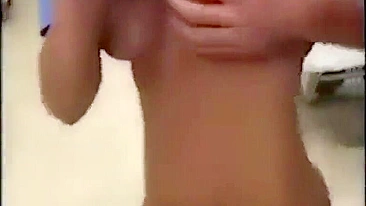 Homemade Porn Video with Busty Nurse Masturbating Amateur Fingering
