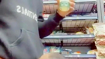 Homemade Ebony Blowjob with Big Black Cock in Public