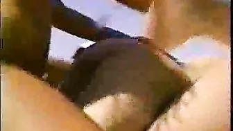 College Lesbian Porn - Outdoor Striptease with Dildos & Public Licking