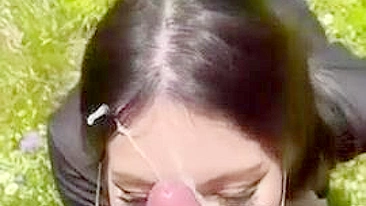 Homemade Facials with Glasses & Cum Shots