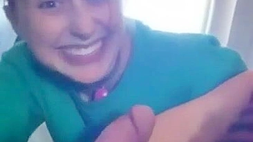 Risky Blowjob in Public with Cutie Pie on Airplane