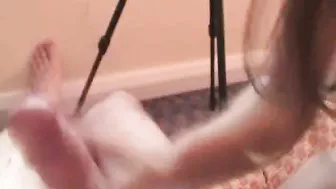 Amateur Brunette Gets Doggy Style with Skinny Girlfriend in Homemade Porn