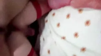 Homemade Shemale Couple Anal Cowgirl Ride with Lingerie