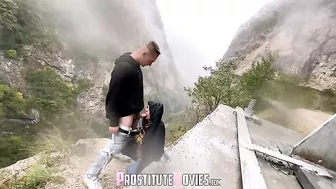 Mountain Blowjob with Big Dick & Cum Slut