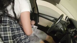 Homemade Latina Schoolgirl Squirts Amateur Car Fuck