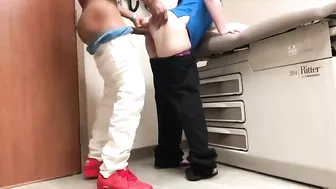 Interracial Workplace Sex with Big Black Cocks & Amateur Doggy Style