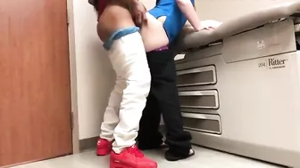 Interracial Workplace Sex with Big Black Cocks & Amateur Doggy Style