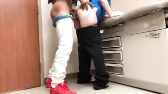 Interracial Workplace Sex with Big Black Cocks & Amateur Doggy Style