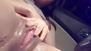 Homemade Ebony Squirt Orgasm with Glasses and Wet Pussy