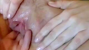 Homemade MILF Squirts Cum on Her Face during Amateur Finger Sex