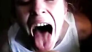 Petite Teen Swallows Cum in Wild Homemade Facial