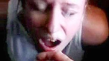 Petite Teen Swallows Cum in Wild Homemade Facial