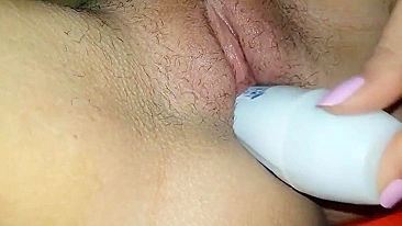 Homemade Masturbation with Creamy Wet Pussy and Amateur Dildo Play