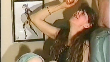 Homemade MILF Throat Fucking with Rough Blowjobs and Dildos