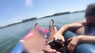 Homemade Porn Video - Amateur BBW Gives Blowjob on Public lake