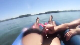 Homemade Porn Video - Amateur BBW Gives Blowjob on Public lake