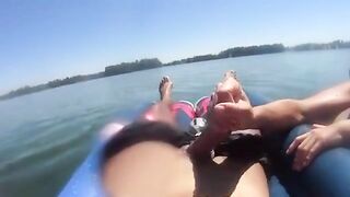 Homemade Porn Video - Amateur BBW Gives Blowjob on Public lake