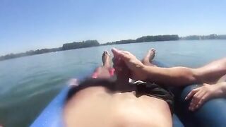 Homemade Porn Video - Amateur BBW Gives Blowjob on Public lake