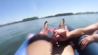 Homemade Porn Video - Amateur BBW Gives Blowjob on Public lake