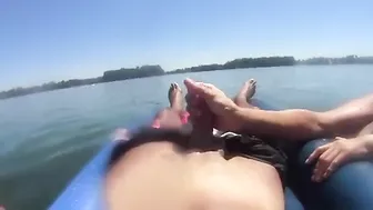 Homemade Porn Video - Amateur BBW Gives Blowjob on Public lake