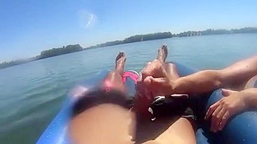 Homemade Porn Video - Amateur BBW Gives Blowjob on Public lake